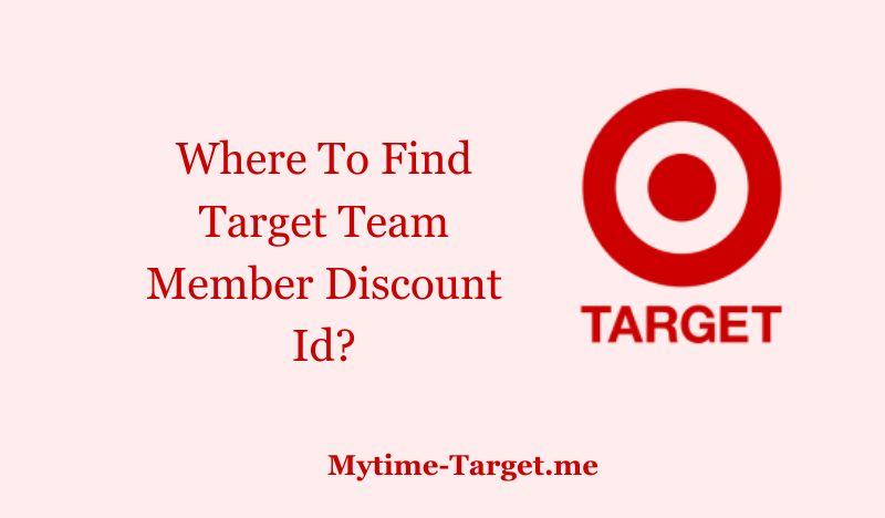 Where To Find Target Team Member Discount Id